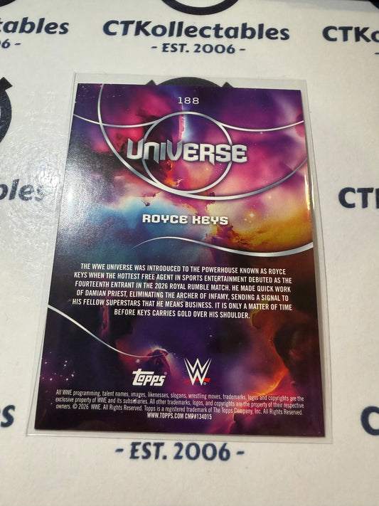 2026 WWE Topps Universe #188 Royce Keys Base Card