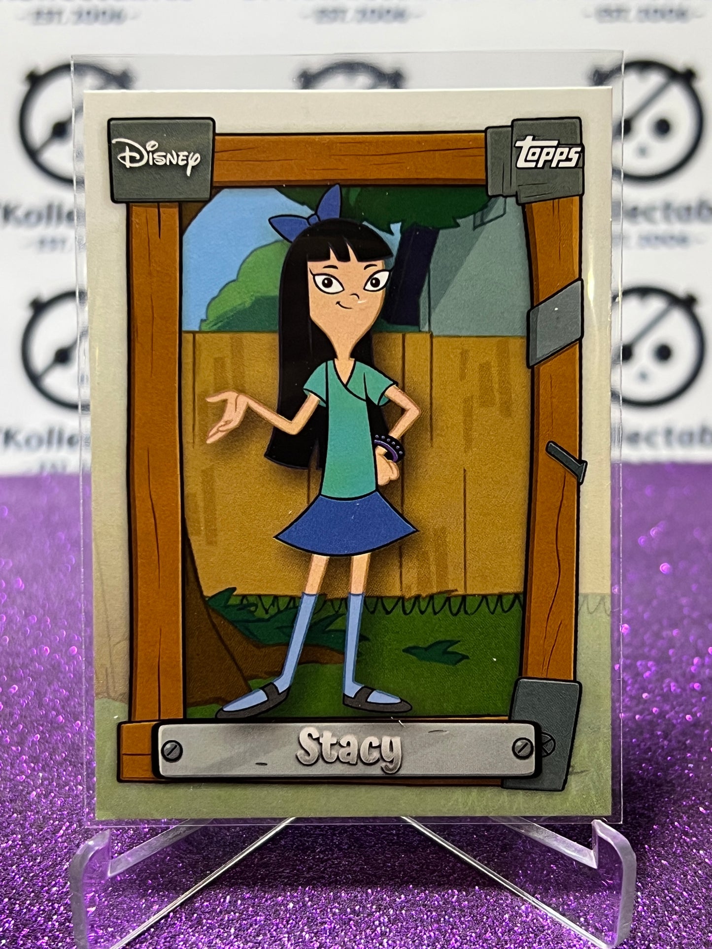 2026 DISNEY TOPPS NEON STACY # P & F-11 NON-FOIL CARD