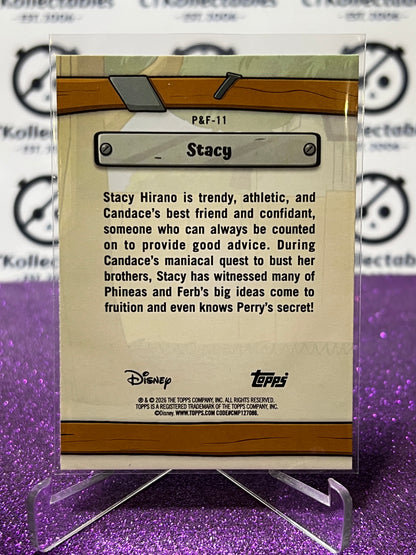 2026 DISNEY TOPPS NEON STACY # P & F-11 NON-FOIL CARD