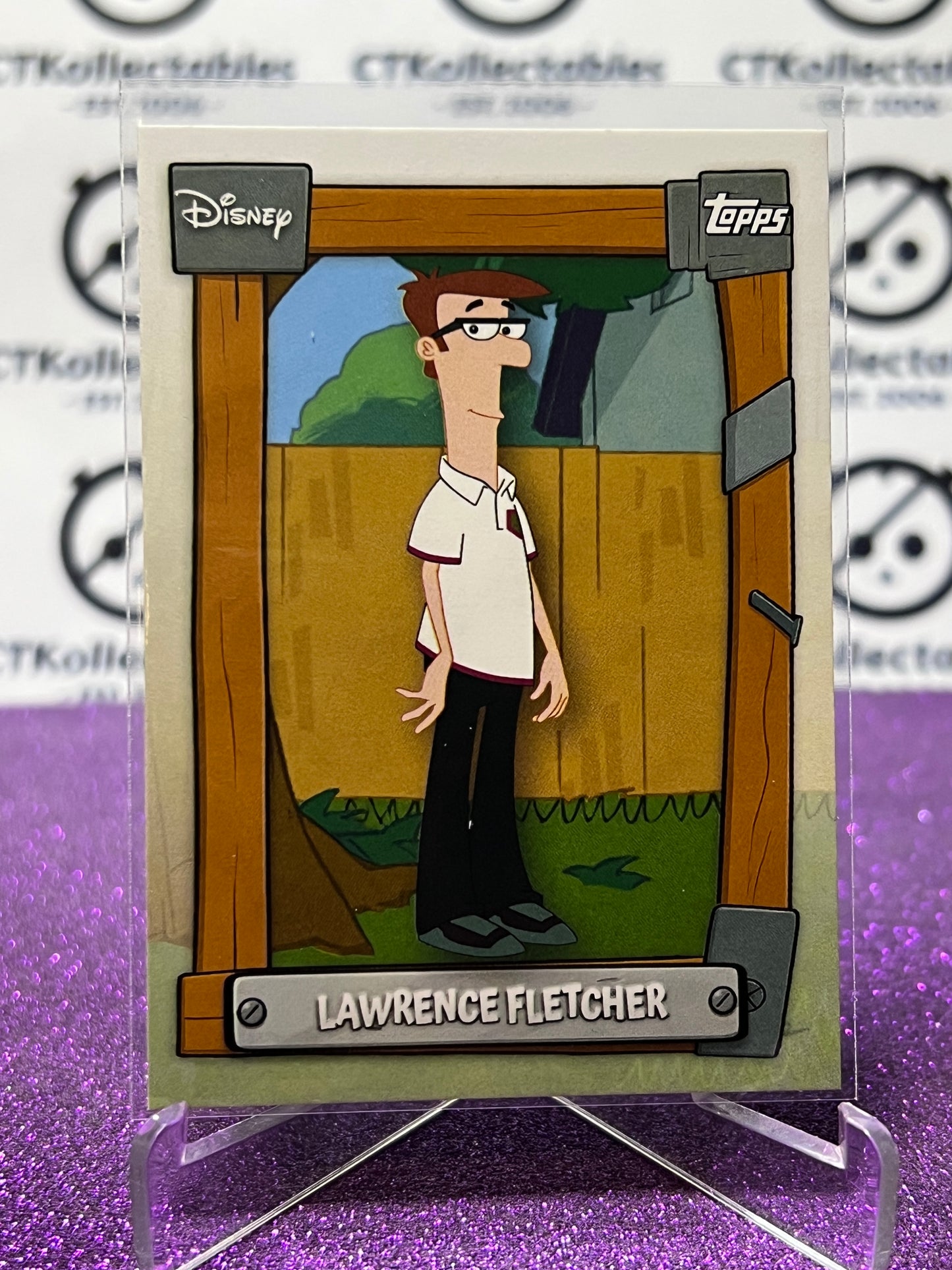 2026 DISNEY TOPPS NEON LAWRENCE FLETCHER # P & F-8  NON-FOIL CARD