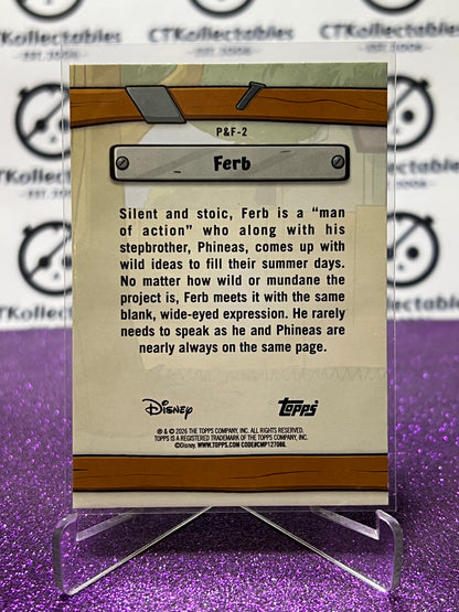 2026 DISNEY TOPPS NEON FERB # P & F-2  NON-FOIL CARD