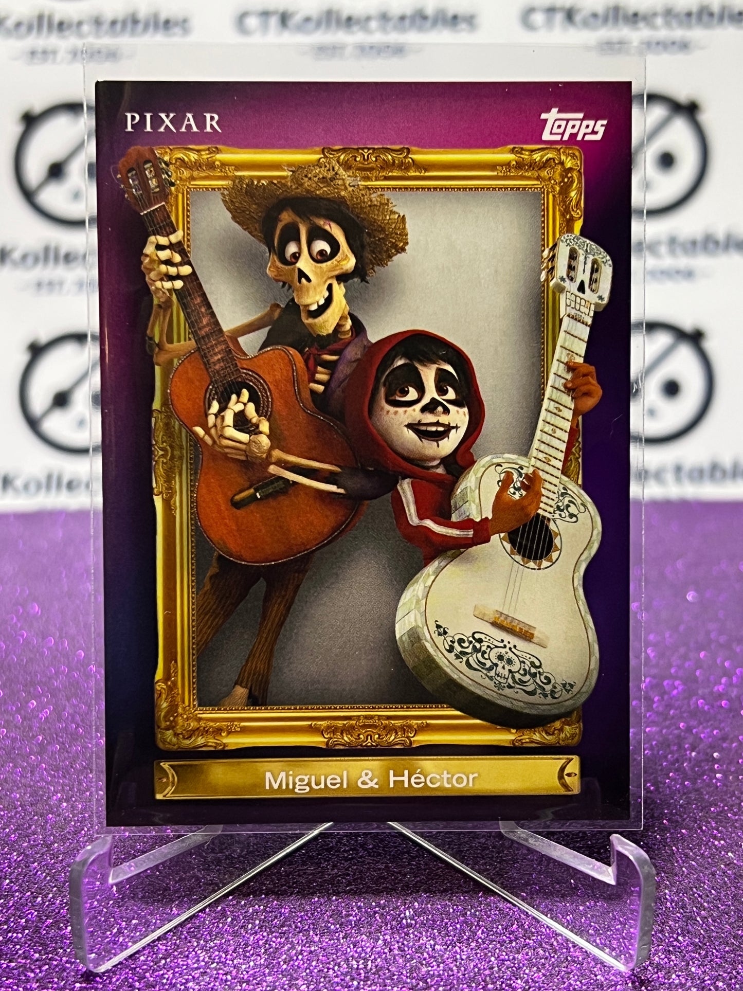 2026 DISNEY TOPPS NEON MIGUEL & HECTOR # FF-2  NON-FOIL CARD