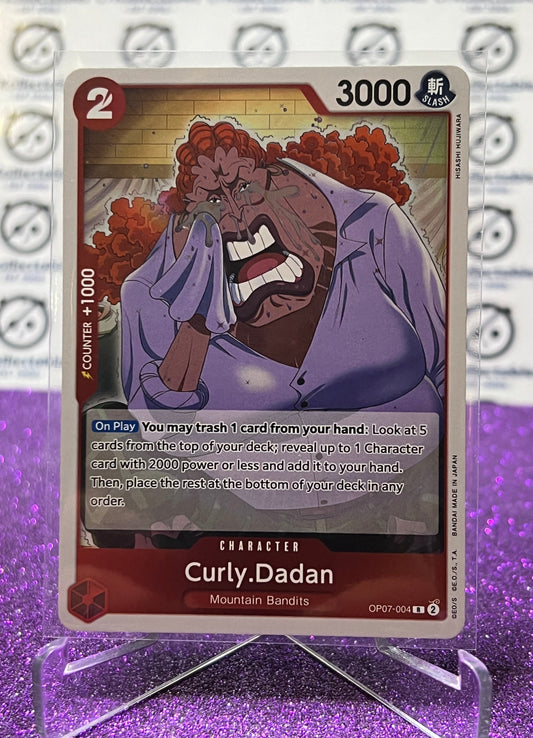 2024 ONE PIECE CURLY.DADAN # OP07-004 R FOIL 500 YEARS IN THE FUTURE TRADING GAME CARD