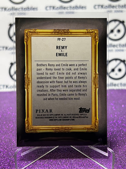 2026 DISNEY TOPPS NEON REMY & EMILE # FF-27  NON-FOIL CARD