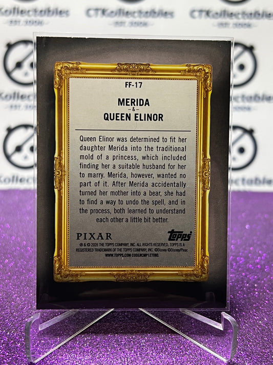 2026 DISNEY TOPPS NEON MERIDA & QUEEN ELINOR # FF-17  NON-FOIL CARD