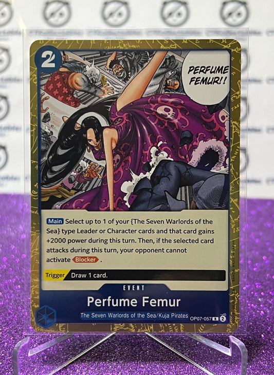 2024 ONE PIECE PERFUME FEMUR # OP07-057 R FOIL 500 YEARS IN THE FUTURE TRADING GAME CARD