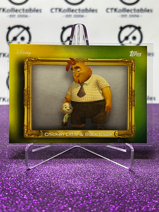 2026 DISNEY TOPPS NEON CHICKEN LITTLE & BUCK CLUCK # FF-18  NON-FOIL CARD