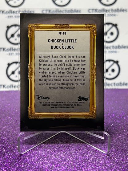 2026 DISNEY TOPPS NEON CHICKEN LITTLE & BUCK CLUCK # FF-18  NON-FOIL CARD