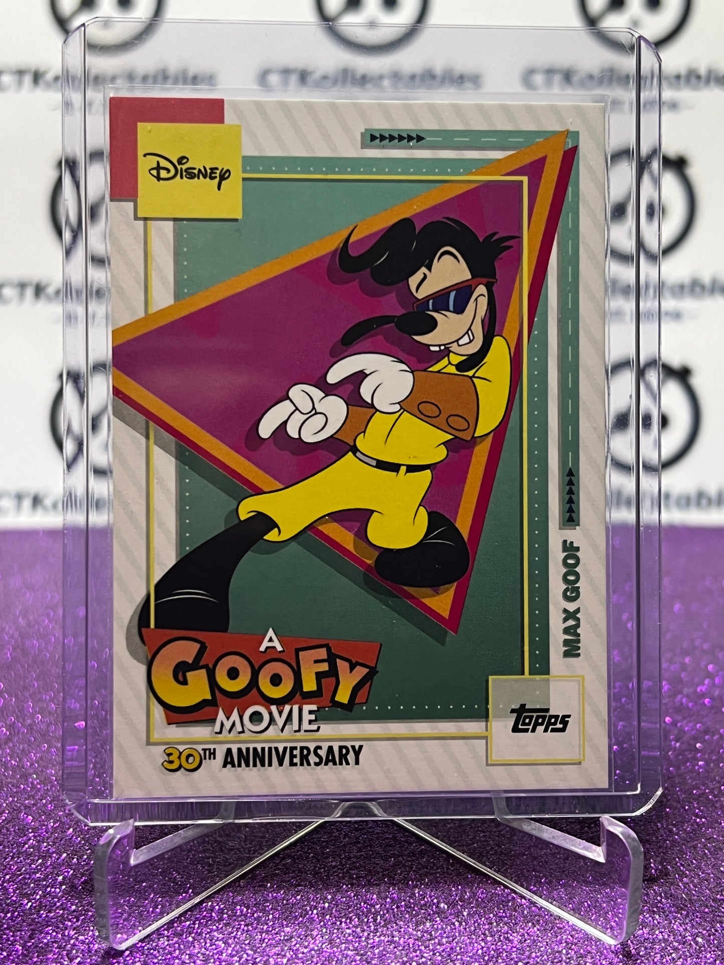 2026 DISNEY TOPPS NEON MAX GOOF # AGM-10 GOOFY MOVIE NON-FOIL CARD