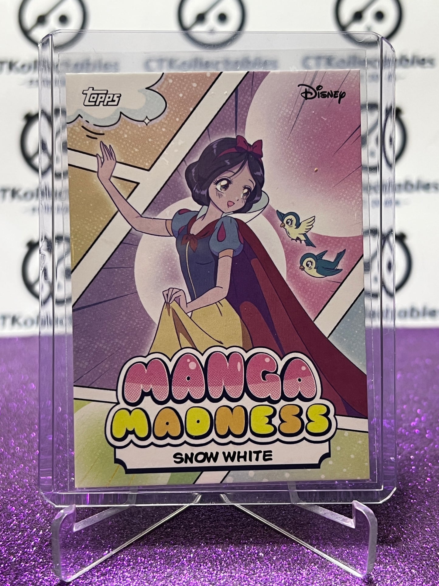 2026 DISNEY TOPPS NEON SNOW WHITE # MM-14 MANGA MADNESS NON-FOIL CARD