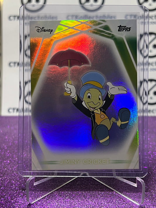 2026 DISNEY TOPPS NEON JIMINY CRICKET # 87 RAINBOW FOIL CARD