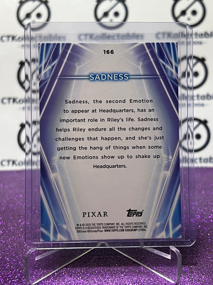 2026 DISNEY TOPPS NEON SADNESS # 166 RAINBOW FOIL CARD