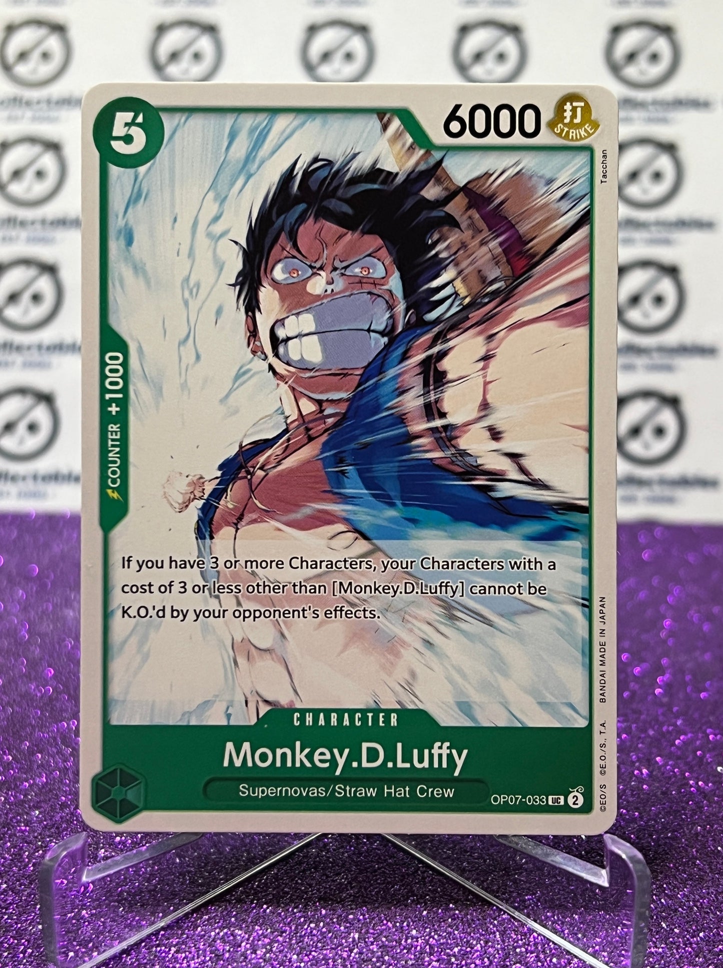 2024 ONE PIECE MONKEY.D.LUFFY # OP07-033 UC 500 YEARS IN THE FUTURE CARD