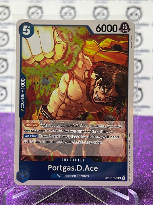 2024 ONE PIECE PORTGAS.D.ACE # OP07-053 R 500 YEARS IN THE FUTURE CARD