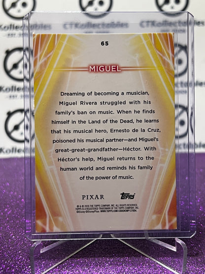 2026 DISNEY TOPPS NEON MIGUEL # 65 DIAMANTE PARALLEL FOIL CARD