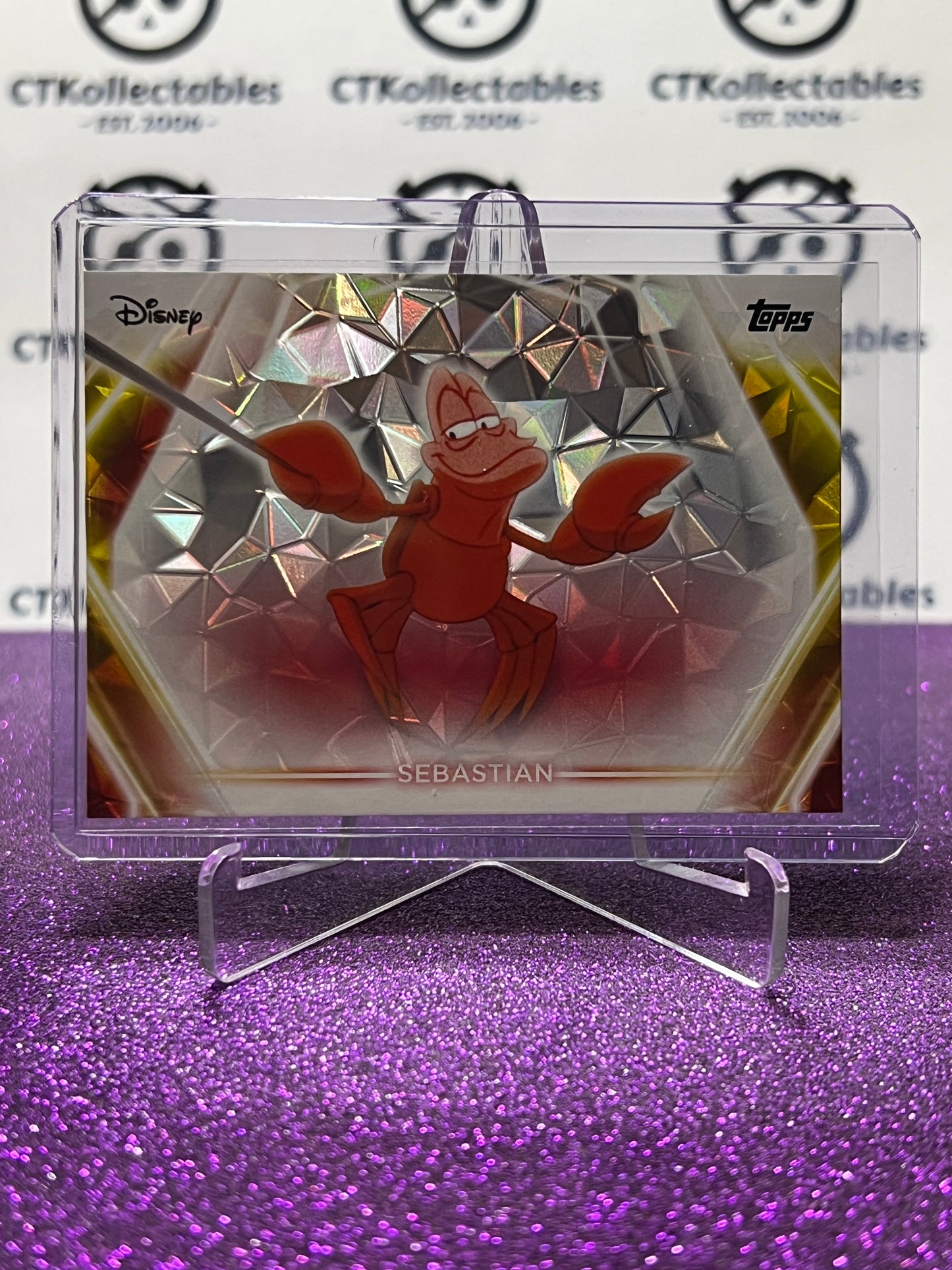 2026 DISNEY TOPPS NEON SEBASTIAN # 180 DIAMANTE PARALLEL FOIL CARD