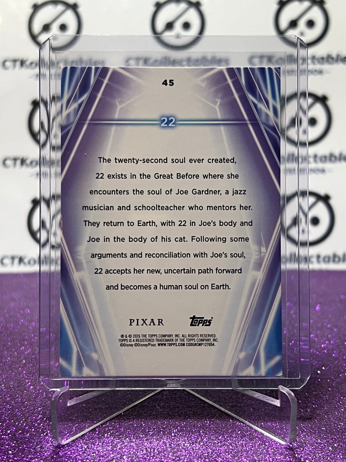 2026 DISNEY TOPPS NEON SOUL 22 # 45 DIAMANTE PARALLEL FOIL CARD