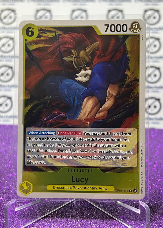 2024 ONE PIECE LUCY # OP07-112 R 500 YEARS IN THE FUTURE CARD