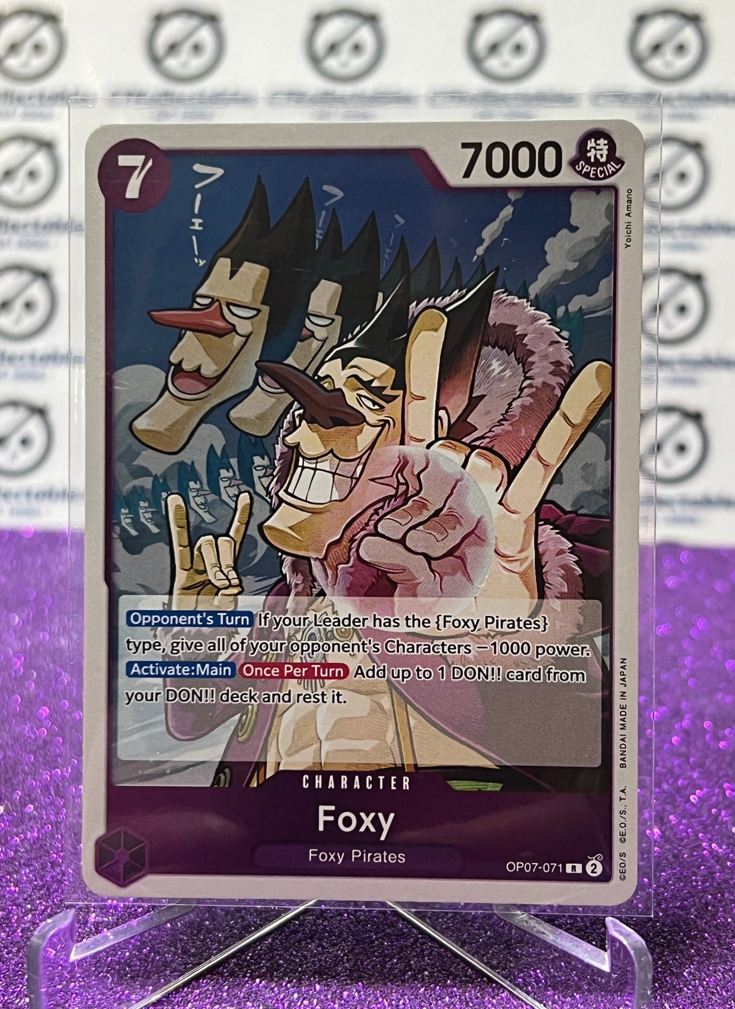 2024 ONE PIECE FOXY # OP07-071 R 500 YEARS IN THE FUTURE CARD