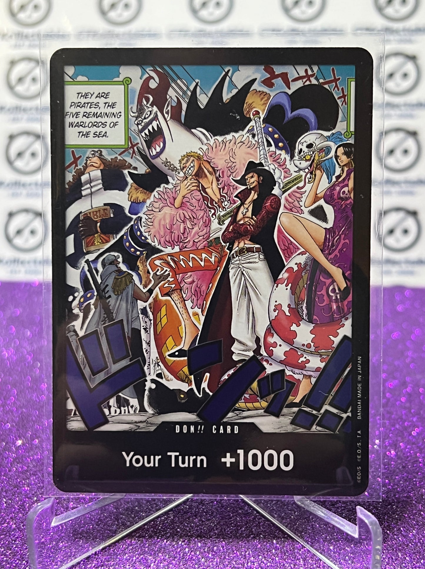 2024 ONE PIECE YOUR TURN +1000 SPECIAL DON  FOIL 500 YEARS IN THE FUTURE TRADING GAME CARD