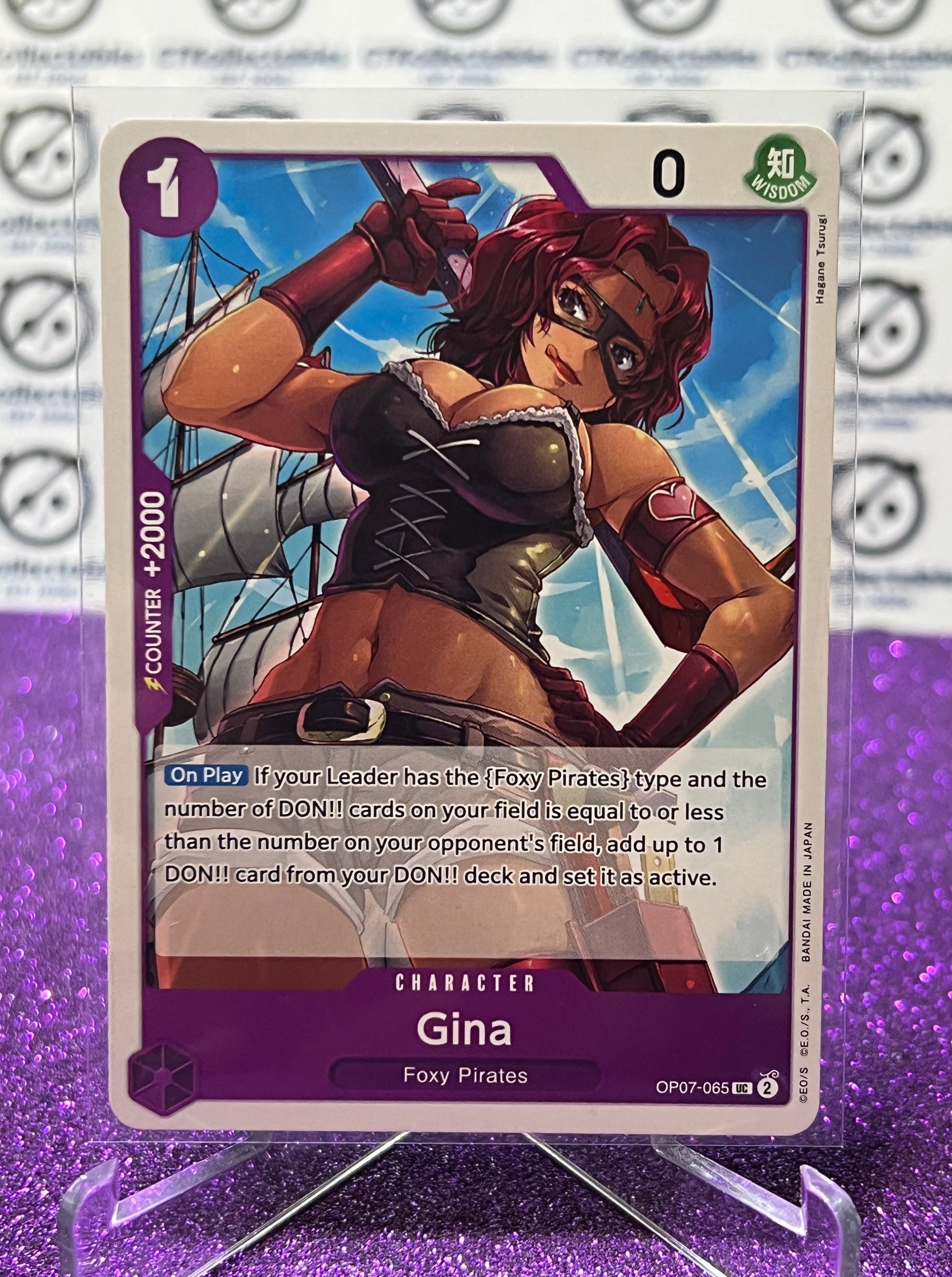 2024 ONE PIECE GINA # OP07-065 UC 500 YEARS IN THE FUTURE TRADING GAME CTKollectables 2024 ONE PIECE GINA # OP07-065 UC 500 YEARS IN THE FUTURE TRADING GAME CTKollectables