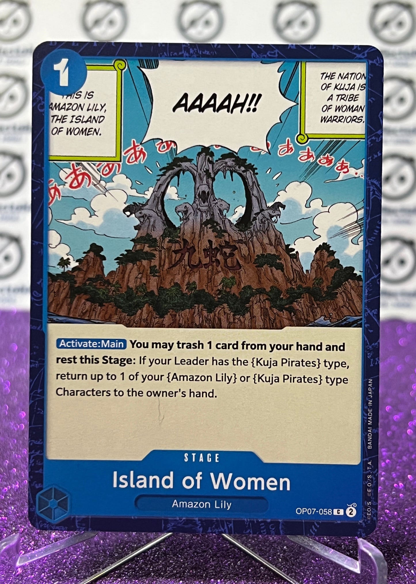 2024 ONE PIECE ISLAND OF WOMEN # OP07-058 C 500 YEARS IN THE FUTURE TRADING GAME CARD