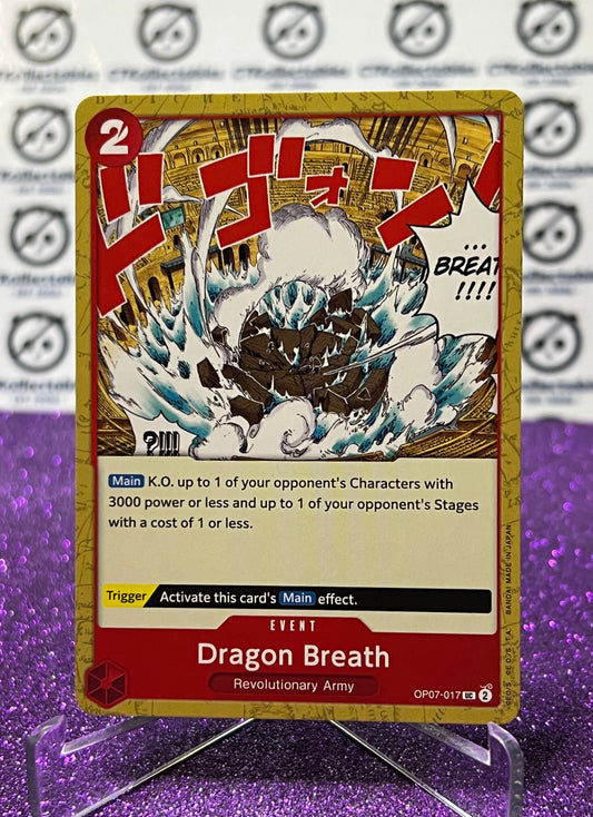 2024 ONE PIECE DRAGON BREATH # OP07-017 UC 500 YEARS IN THE FUTURE TRADING GAME CARD