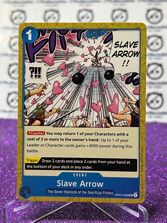 2024 ONE PIECE SLAVE ARROW # OP07-056 UC 500 YEARS IN THE FUTURE TRADING GAME CARD