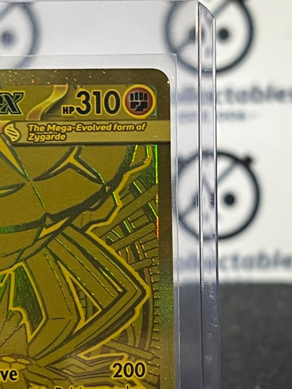 MEGA ZYGARDE EX # 124/088 GOLD MEGA EVOLUTION PERFECT ORDER POKEMON CARD