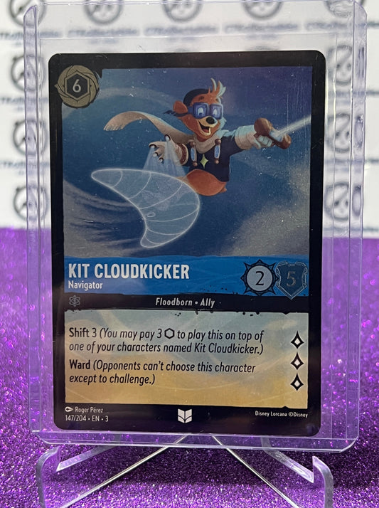 2024 DISNEY LORCANA INTO THE INKLANDS KIT CLOUDKICKER # 147/204 UNCOMMON FOIL CARD