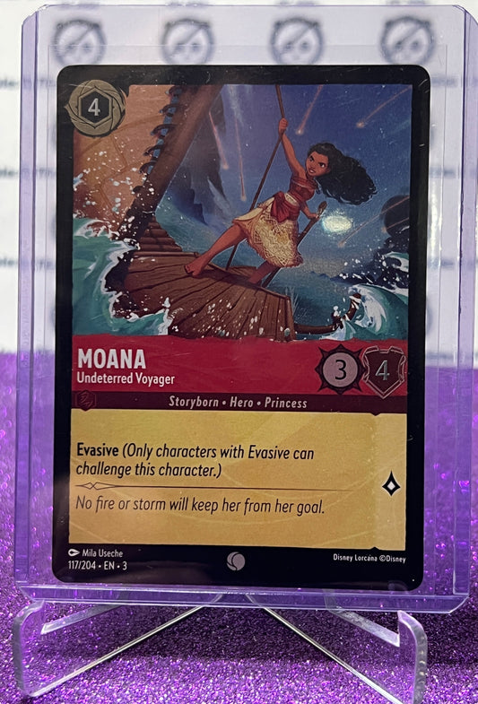 2024 DISNEY LORCANA INTO THE INKLANDS MOANA # 117/204 COMMON FOIL GAME CARD