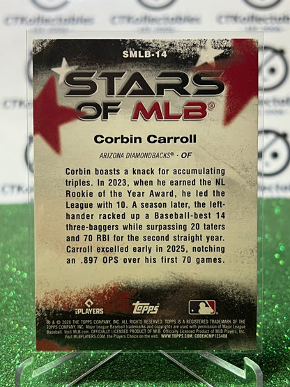 2026 TOPPS 75 CORBIN CARROLL # SMLB-14 STARS OF MLB ARIZONA DIAMONDBACKS BASEBALL CARD