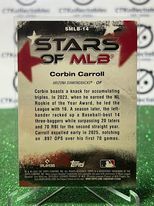 2026 TOPPS 75 CORBIN CARROLL # SMLB-14 STARS OF MLB ARIZONA DIAMONDBACKS BASEBALL CARD