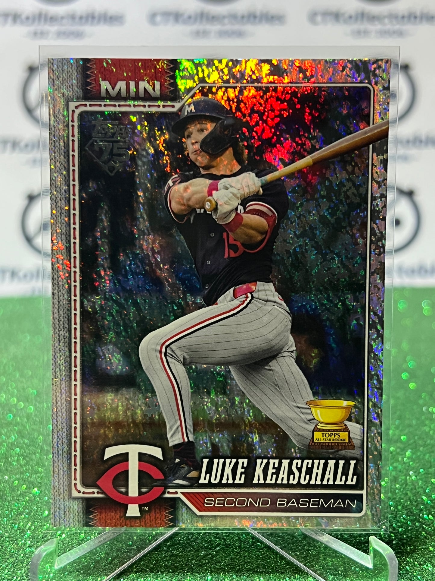 2026 TOPPS 75 LUKE KEASCHALL # 3 PARALLEL RC MINNESOTA TWINS BASEBALL CARD