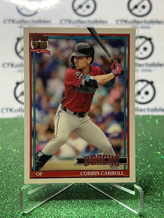 2026 TOPPS 75 CORBIN CARROLL # T91-59 RED BACK ARIZONA DIAMONDBACKS BASEBALL CARD