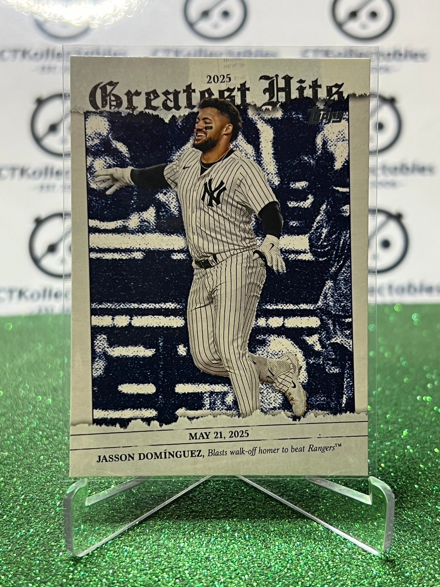 2026 TOPPS 75 JASSON DOMINGUEZ # GH-6 GREATEST HITS NEW YORK YANKEES BASEBALL CARD