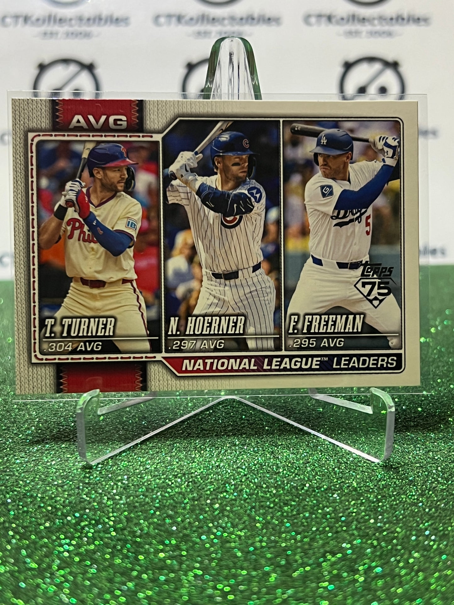 2026 TOPPS 75 T.TURNER, N.HOERNER F.FREEMAN # 151  BASEBALL CARD
