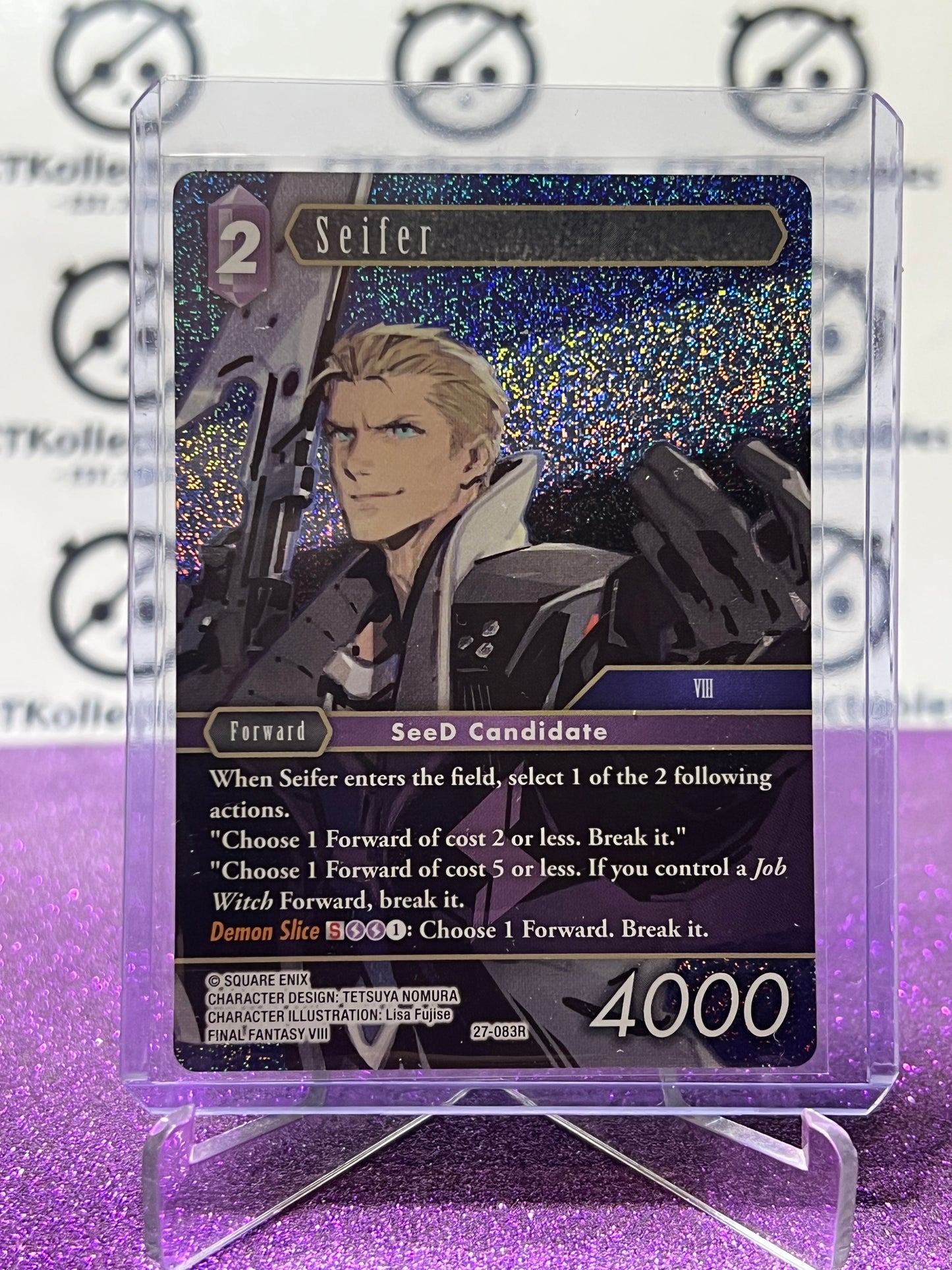 2026 FINAL FANTASY JOURNEY OF DISCOVERY TCG SEIFER # 27-083R RARE FOIL CARD