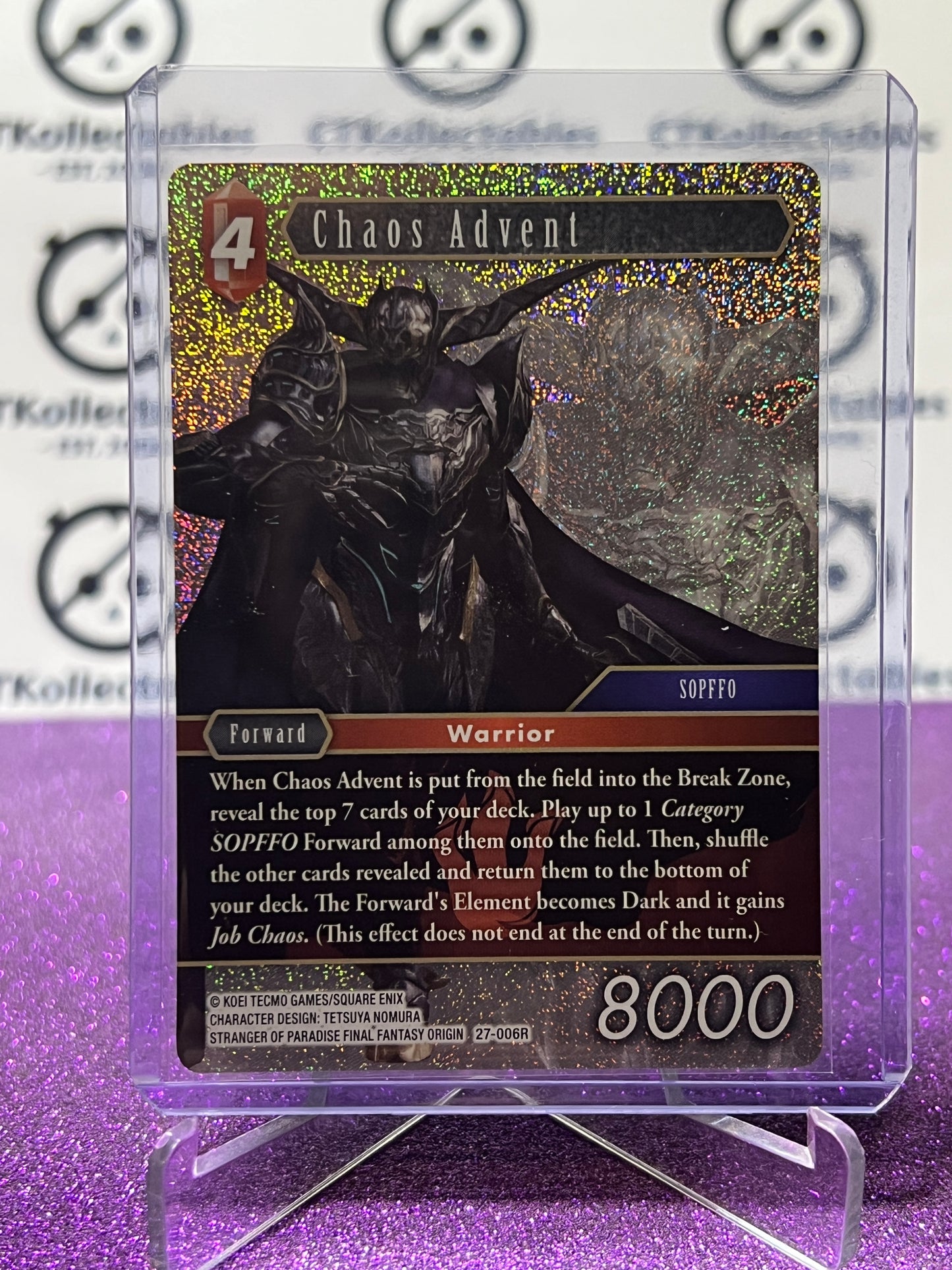 2026 FINAL FANTASY JOURNEY OF DISCOVERY TCG CHAOS ADVENT # 27-006R RARE FOIL CARD
