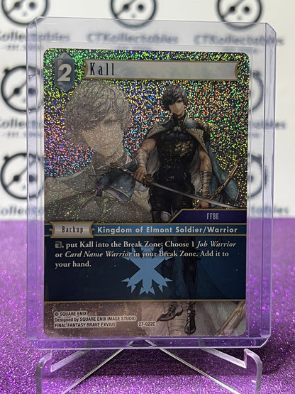 2026 FINAL FANTASY JOURNEY OF DISCOVERY TCG KALL # 27-022C COMMON FOIL CARD