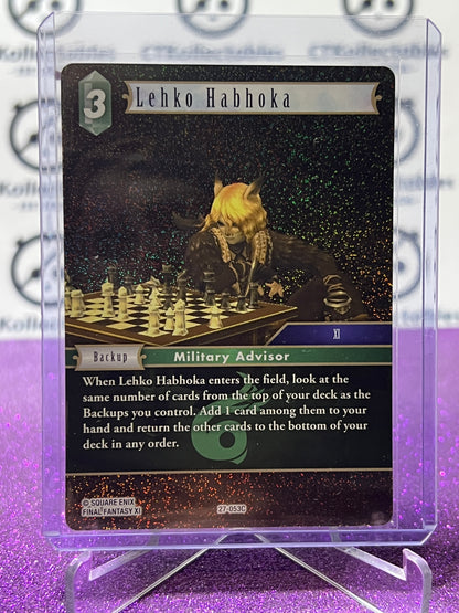 2026 FINAL FANTASY JOURNEY OF DISCOVERY TCG LEHKO HABHOKA # 27-053C COMMON FOIL CARD