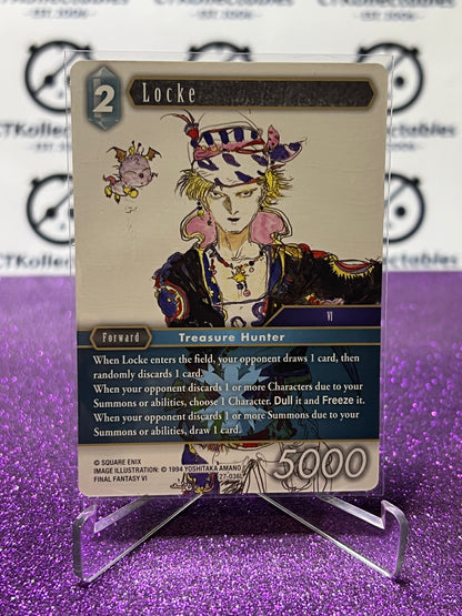 2026 FINAL FANTASY JOURNEY OF DISCOVERY TCG LOCKE # 27-036L NON-FOIL CARD