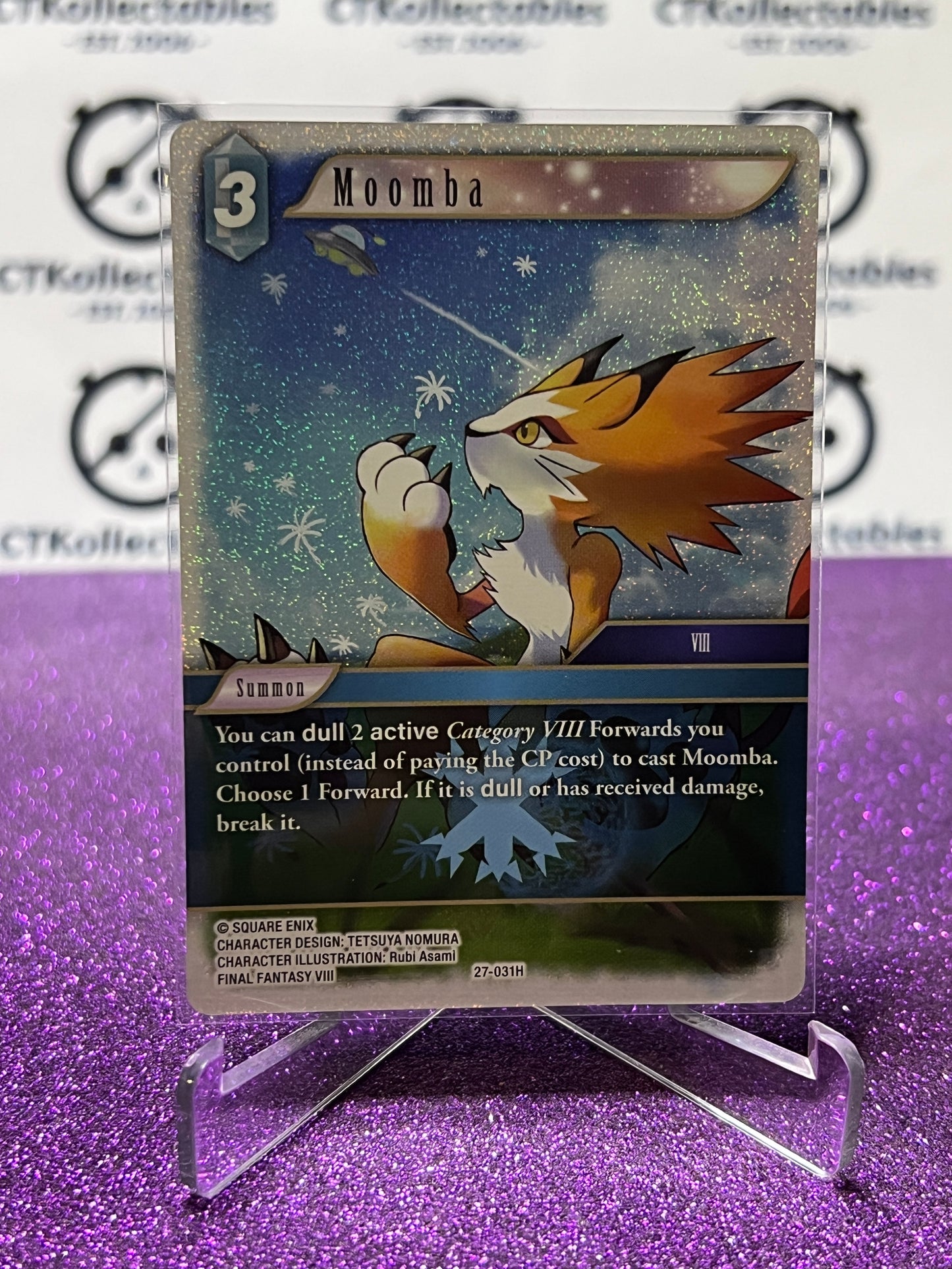 2026 FINAL FANTASY JOURNEY OF DISCOVERY TCG MOOMBA # 27-031H FOIL CARD