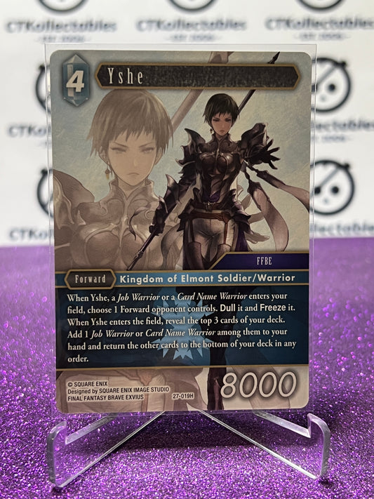 2026 FINAL FANTASY JOURNEY OF DISCOVERY TCG YSHE # 27-019H NON-FOIL CARD