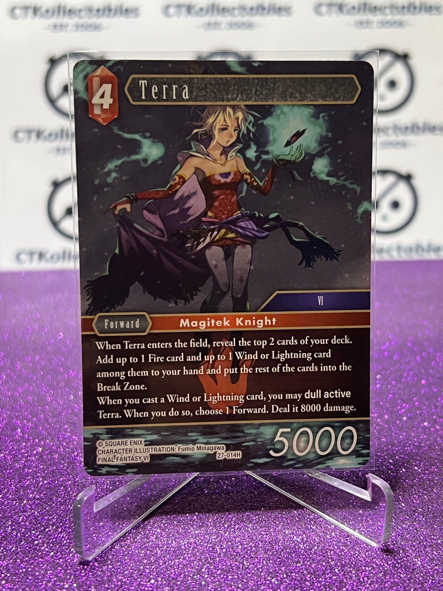 2026 FINAL FANTASY JOURNEY OF DISCOVERY TCG TERRA # 27-014H NON-FOIL CARD