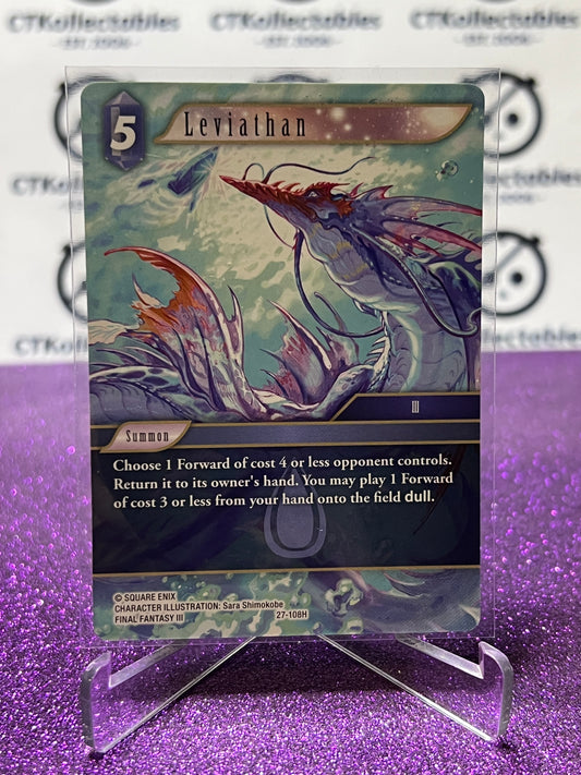 2026 FINAL FANTASY JOURNEY OF DISCOVERY TCG LEVIATHAN # 27-108H NON-FOIL CARD