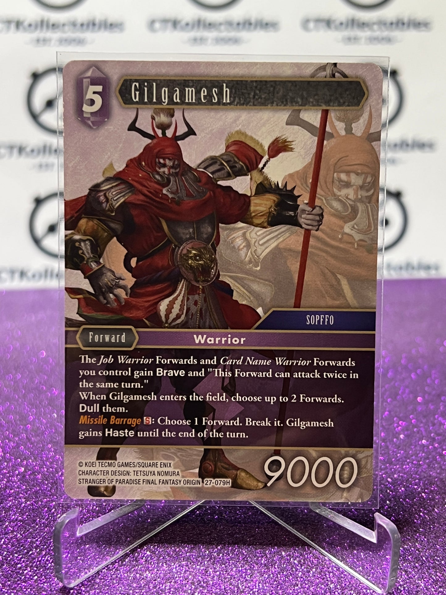 2026 FINAL FANTASY JOURNEY OF DISCOVERY TCG GILGAMESH # 27-079H NON-FOIL CARD