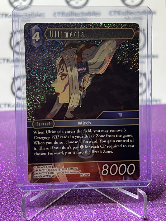 2026 FINAL FANTASY JOURNEY OF DISCOVERY TCG ULTIMECIA # 27-092H FOIL CARD
