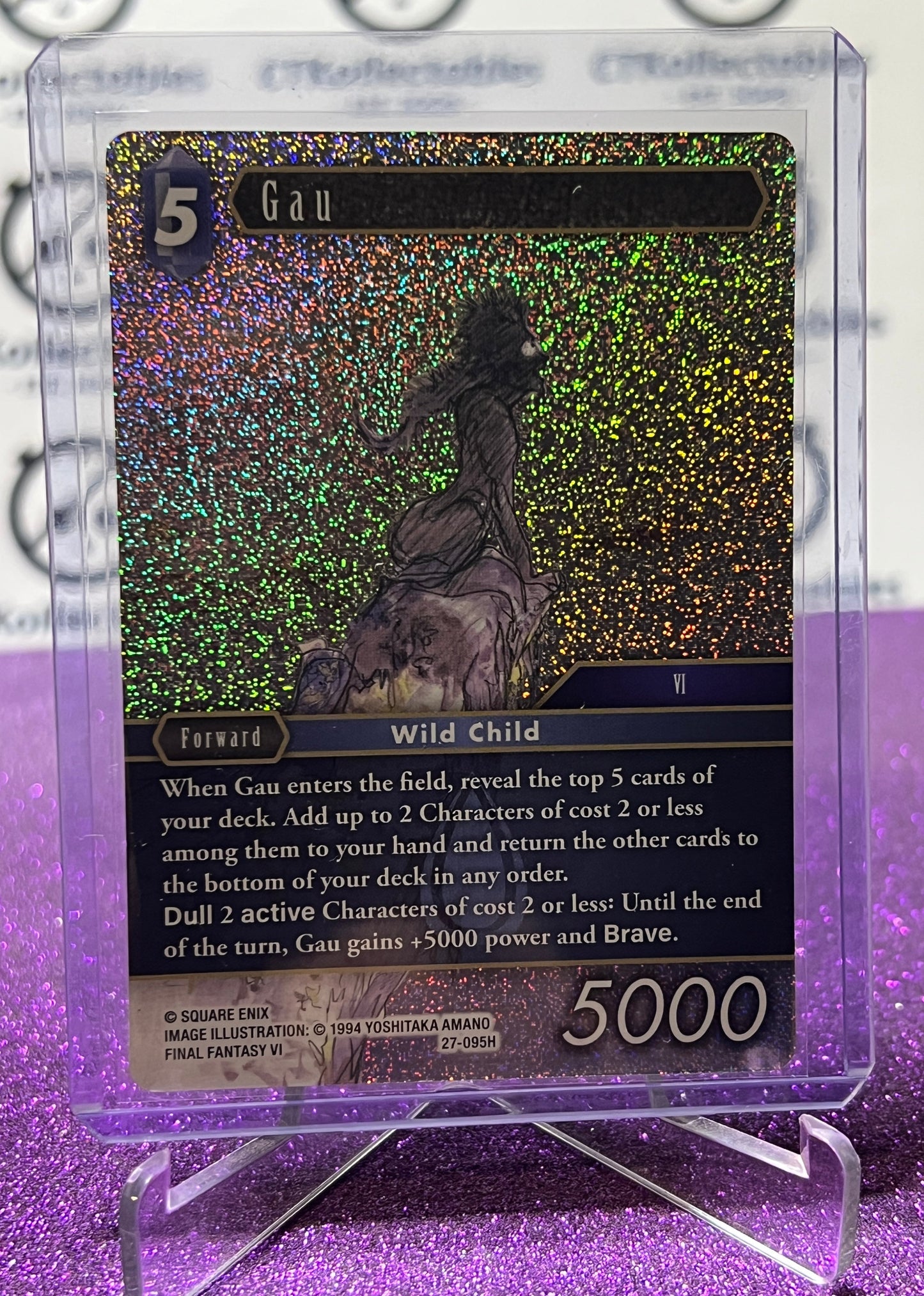 2026 FINAL FANTASY JOURNEY OF DISCOVERY TCG GAU # 27-095H FOIL CARD