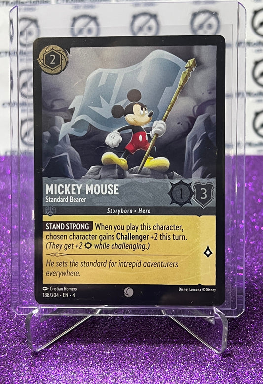 2024 DISNEY LORCANA URSULA'S RETURN MICKEY MOUSE # 188/204 COMMON FOIL GAME CARD